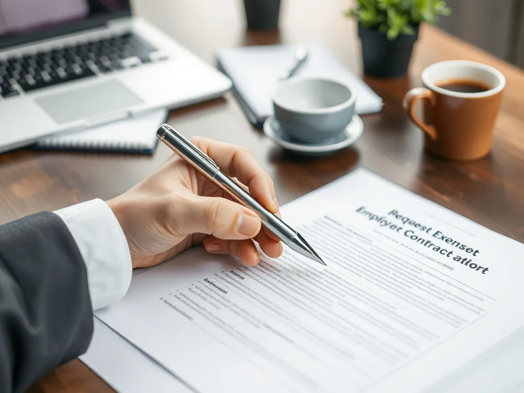 Prośba o przedłużenie umowy o pracę PDF – wzór i zasady pisania